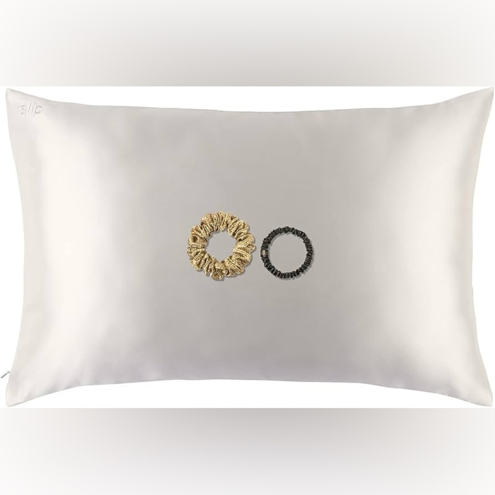 Slip Medusa Nights Silk scrunchie set - Gold & Black